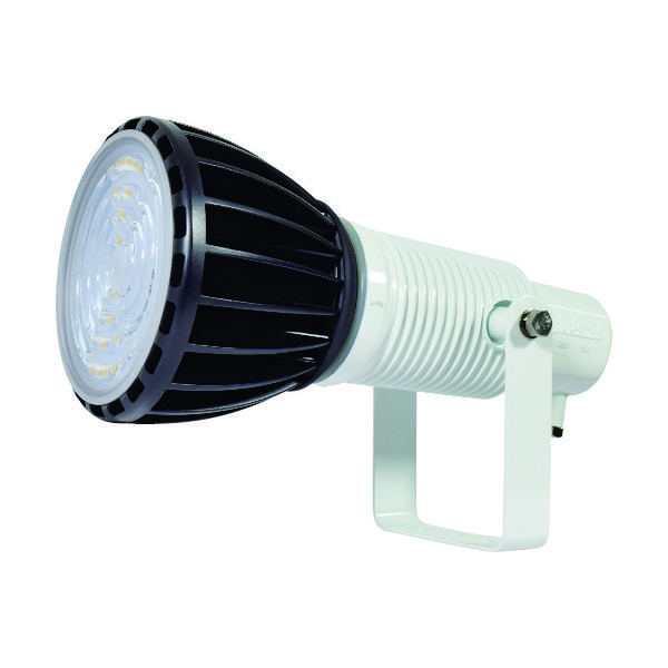 日動工業 日動 エコビックLED投光器100W(常設型) 本体:白、電球:黒 照射角110度 ATL-E100J-SW-50K 1台 162-0472（直送品）