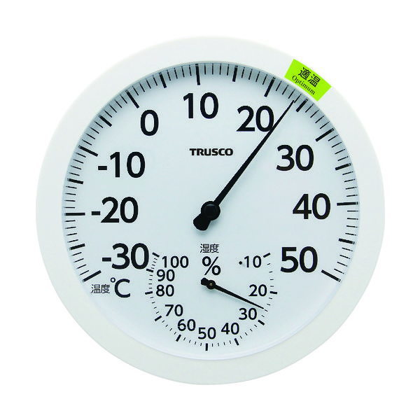 トラスコ中山 ＴＲＵＳＣＯ　アナログ温湿度計 AT-160 1個 160-6372