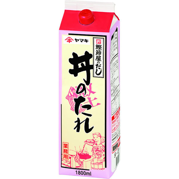 「業務用」 ヤマキ 丼のたれ 1.8L 紙パック 1セット（1.8L×3本入り）（直送品）