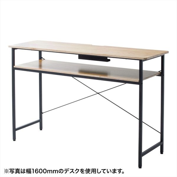 サンワサプライ ハイテーブル スタンディング 幅1400×奥行500×高さ1000mm 木目 EHD-MST14050LM 1台（直送品）