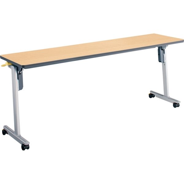 【組立設置込】コクヨ リスマ 会議テーブル フラップテーブル 幅1800×奥行450×高さ720mm ライトナチュラル KT-1100P1MN3 1台（直送品）