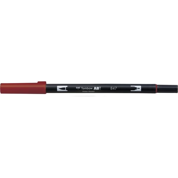 トンボ鉛筆 水性グラフィックマーカー ディアルブラッシュペン ABT 847 AB-T847 6本（直送品）
