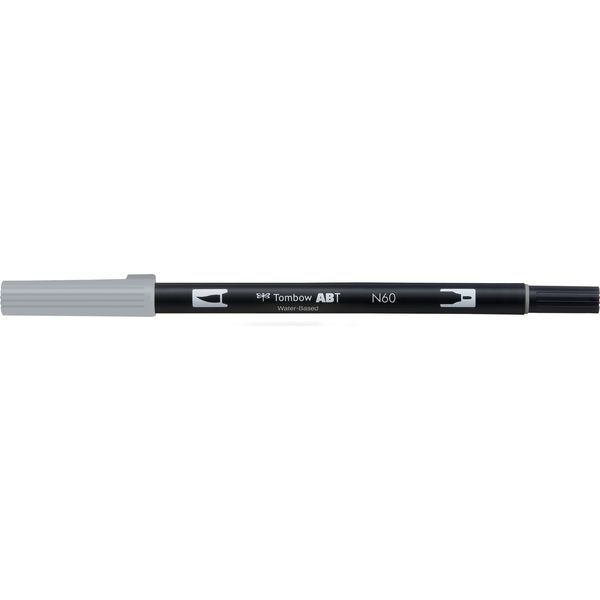 トンボ鉛筆 水性グラフィックマーカー デュアルブラッシュペン ABT N60 AB-TN60 6本（直送品）
