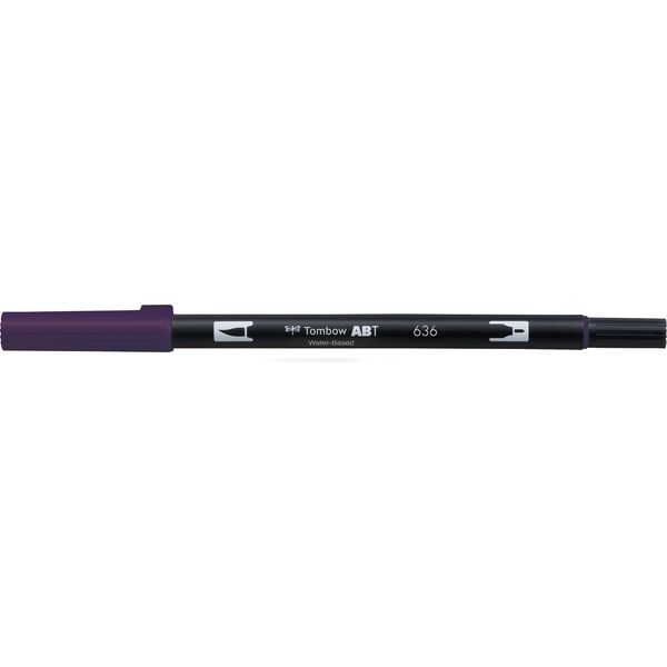 トンボ鉛筆 水性グラフィックマーカー ディアルブラッシュペン ABT 636 AB-T636 6本（直送品）