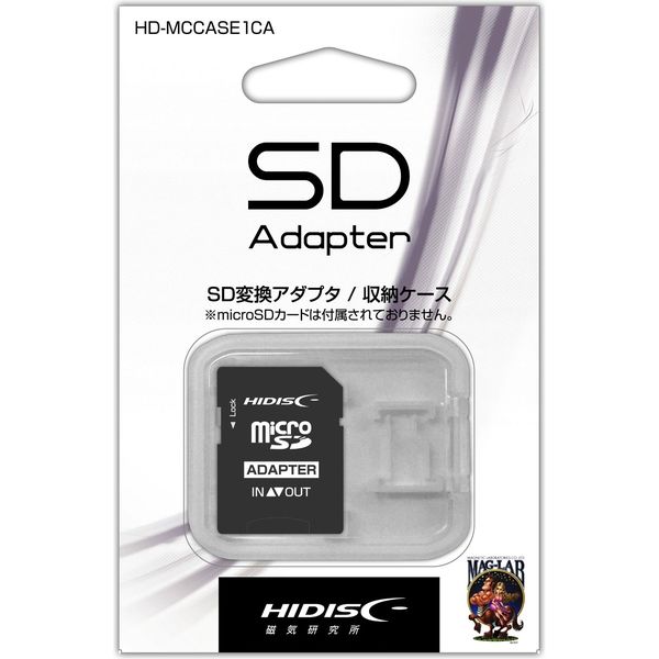 磁気研究所 HIDISC SD変換アダプタ/収納ケース（1枚収納） HD-MCCASE1CA 10個