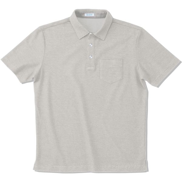 ヤギコーポレーション 半袖ポロシャツ メンズ グレイ S NW8095（取寄品）