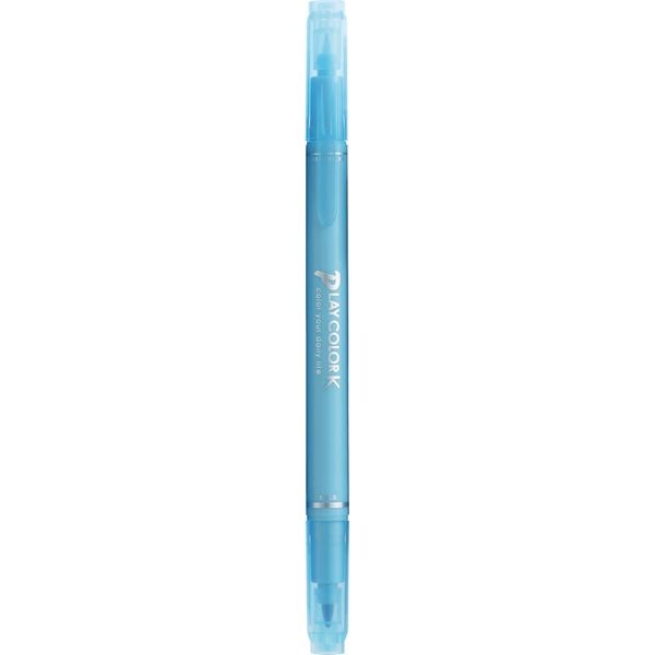 トンボ鉛筆 水性サインペンプレイカラーK 空色 WS-PK73 5本（直送品）