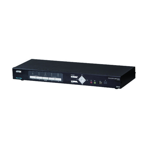 ATEN マルチビュー対応KVM切替器/USB/DVI対応/1080p CM1164A 1台 159-2212（直送品）