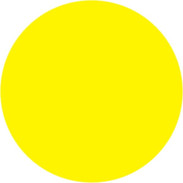 ササガワ カラーラベル円形シール 9mm丸 黄 20-902 1セット（15600片：1冊1560片×10冊）（取寄品）