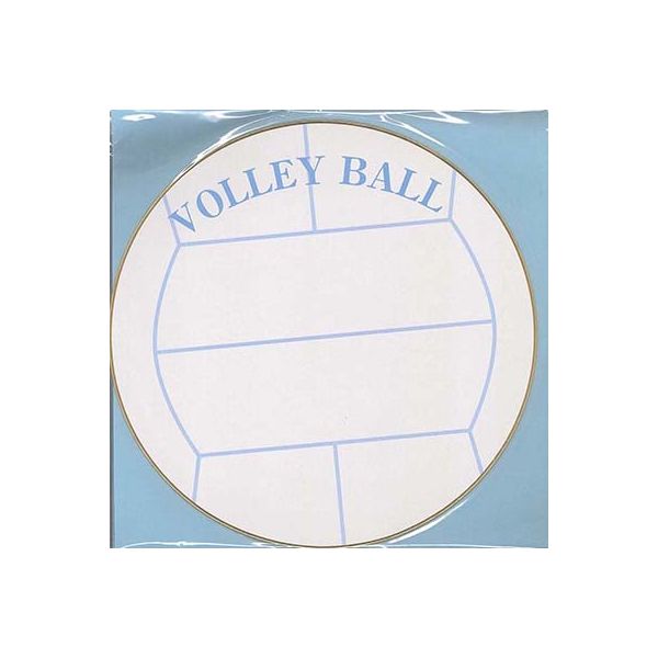 丸型色紙 バレーボール EM-SB04 10枚 エヒメ紙工（直送品）