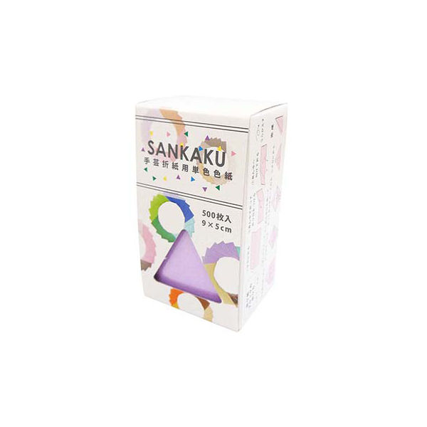 SANKAKU ペーパーブロック用おりがみ9×5cm500枚 ふじ SAN-24 5個 エヒメ紙工（直送品）