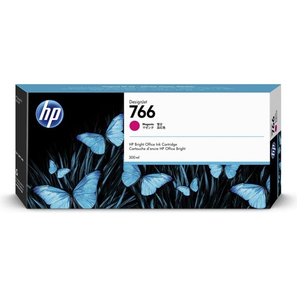 HP（ヒューレット・パッカード） 純正インク HP766 マゼンタ 300ml P2V90A 1個（直送品）