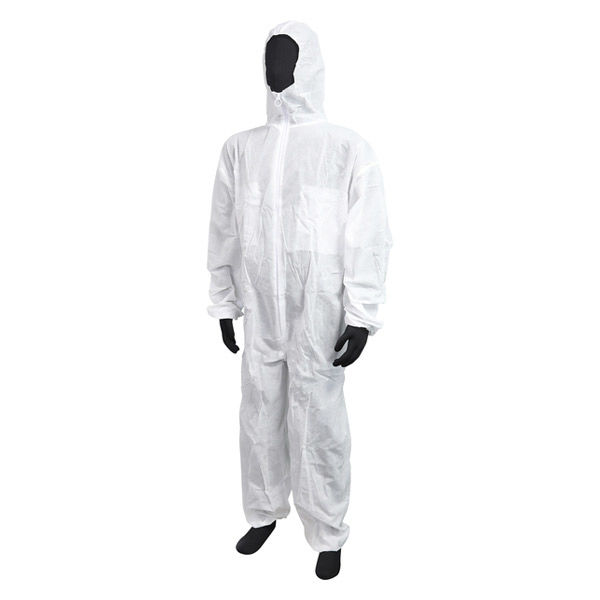 【防護服】 川西工業 使いきり不織布つなぎ3L #7017 ホワイト 1着