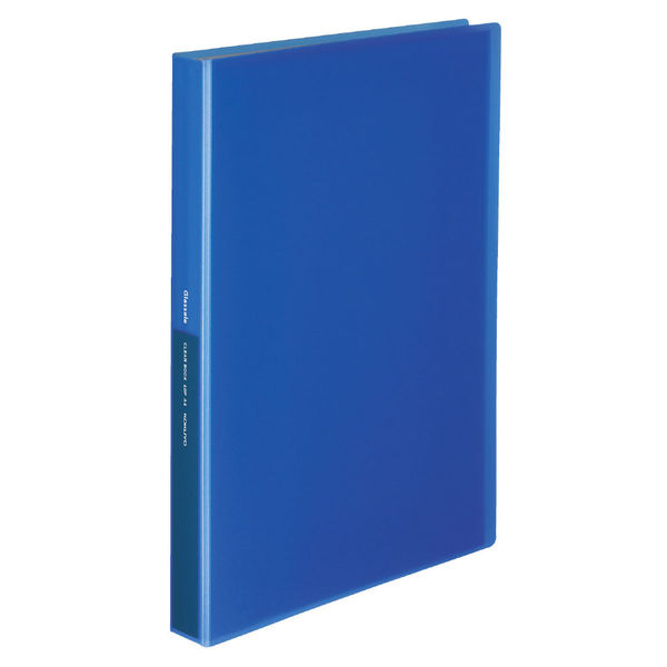 コクヨ 固定式クリアファイル ＜Glassele＞（グラッセル） 60ポケット ブルー ラ-GL60B 1冊