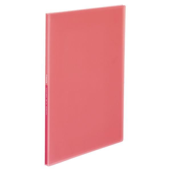 コクヨ 固定式クリアファイル ＜Glassele＞（グラッセル） 10ポケット ピンク ラ-GL10P 10冊
