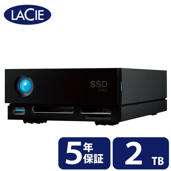 SSD 外付け 2TB 据え置き 5年保証 1big Dock SSD STHW2000800 LaCie 1個（直送品）