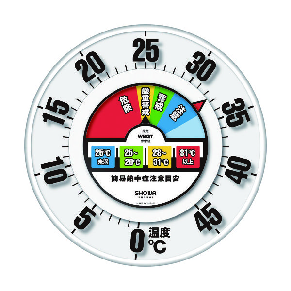 【アウトレット】昭和商会 ＳＨＯＷＡ　防雨型３０ｃｍ温度計 N18-06 1個 123-7511　【終売品】