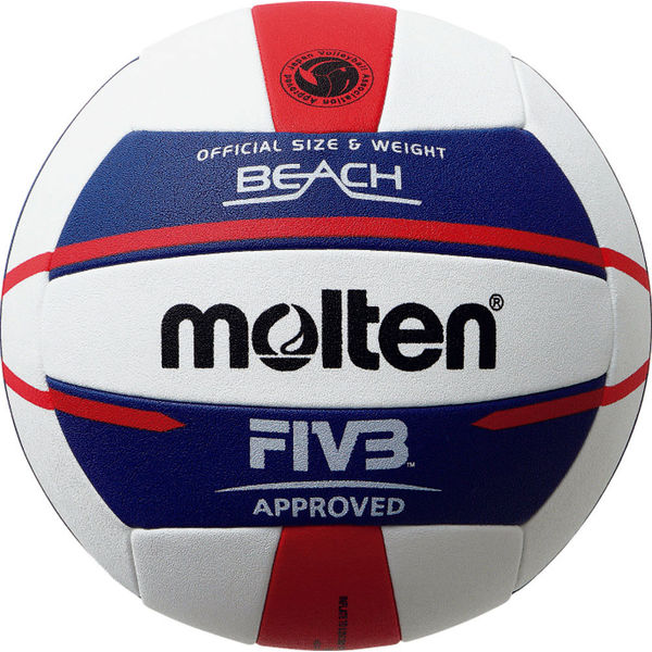 モルテン ビーチバレーボール ５号球 検定球 国際公認球 V5B5000 1個（直送品）