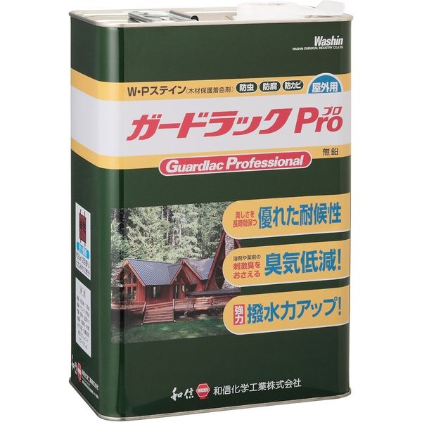 【木材保護塗料】　和信化学工業　ガードラック　Ｐｒｏ（プロ） 58612_4　1缶(4L)（直送品）
