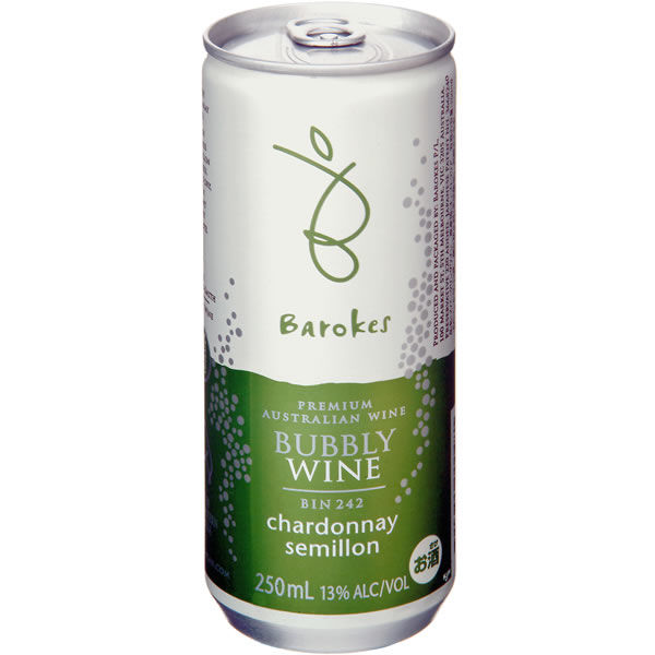 スパークリングワイン バロークス 缶 タイプ 白ワイン 250ml
