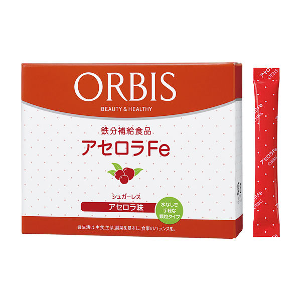 ORBIS（オルビス） アセロラFe 徳用 60日分（1.2g×60袋） 鉄分サプリメント