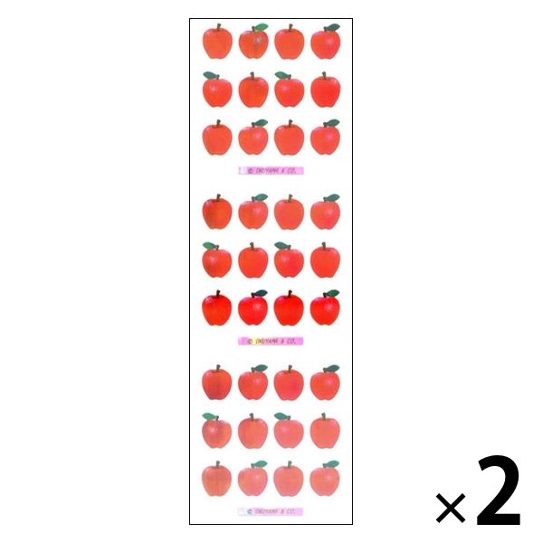 奥山商会 オーロラシール リンゴ4列 KA341 1セット（1枚×2）