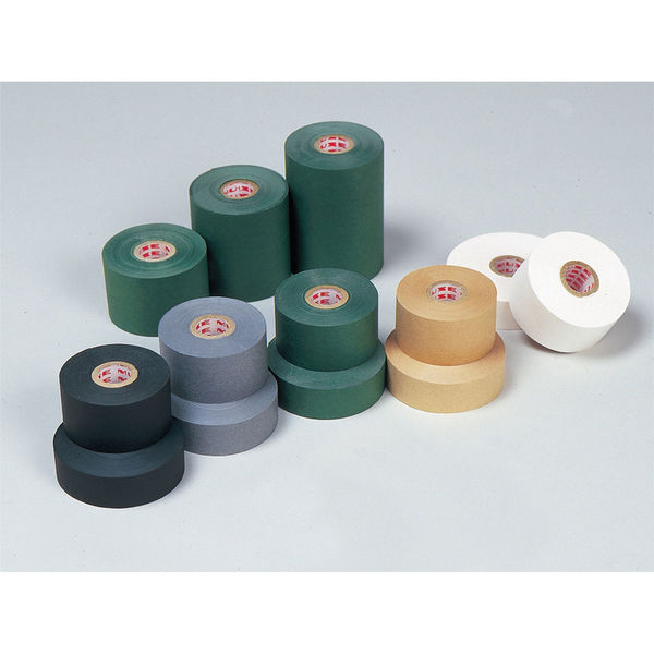 ミューズ カラーテープ 水張りテープ 25mmx50m 緑 13059 1セット(4枚)（直送品）