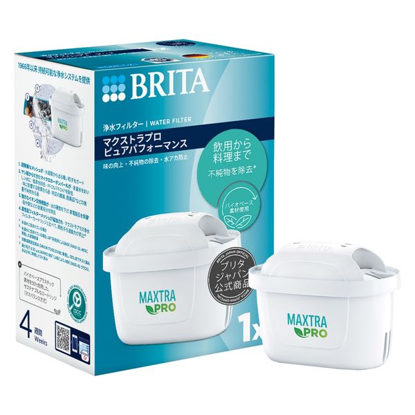 ブリタ（BRITA）マクストラプロ ピュアパフォーマンス 交換用フィルター 1個