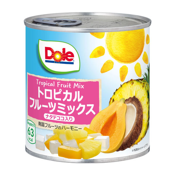 ドール　トロピカルフルーツミックス　ナタデココ入り　432g　1缶　フルーツ缶詰