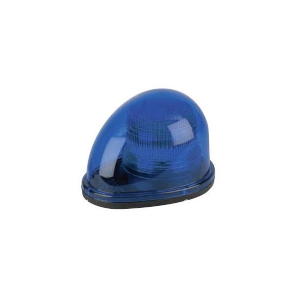日惠製作所 LED警告灯 シングルビーコン NY9256型(青) LED12個 NY9256-1B 1個 61-9997-86（直送品）