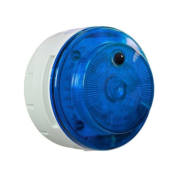 日惠製作所 音声報知器Φ100 ニコUFO myubo 人感センサー 青色 DC5V VK10M-D05JB-AM 1個 64-9076-05（直送品）