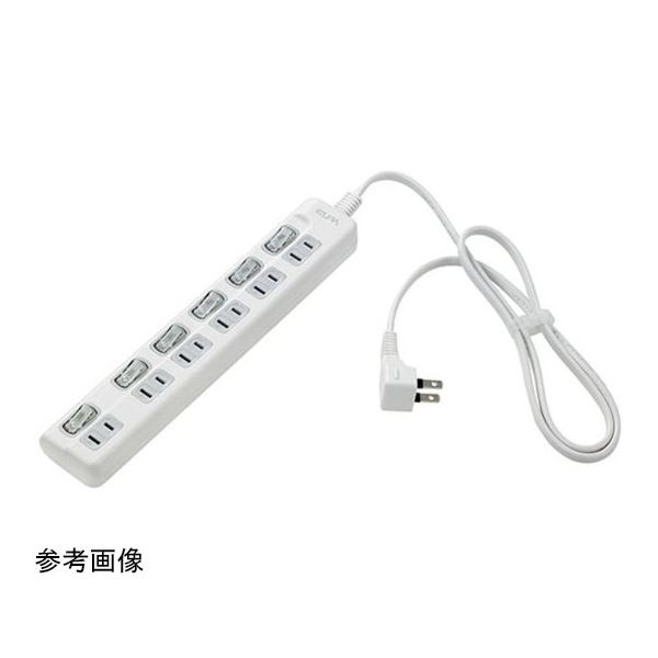 アズワン スイッチ付き節電タップ6口 2m 65-9074-06 1個（直送品）