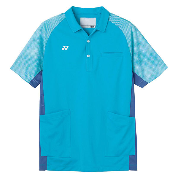 トンボ ヨネックス Ｍケアワークシャツ ブルー L CY304-76-L 1枚（取寄品）