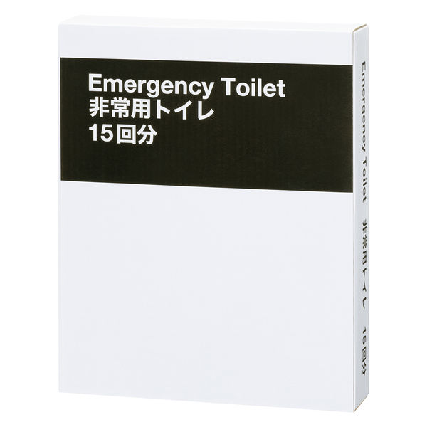 【簡易トイレ】非常用トイレ 1個（15回分）  オリジナル