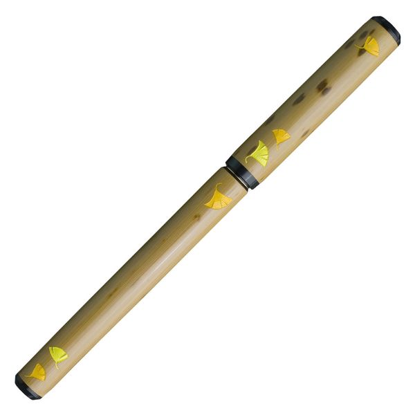 あかしや 天然竹筆ペン 銀杏 透明ケース入り AK2700MP-29 1個（直送品）
