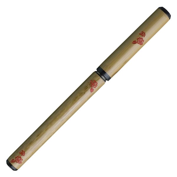 あかしや 天然竹筆ペン 薔薇 透明ケース入り AK2700MP-46 1個（直送品）