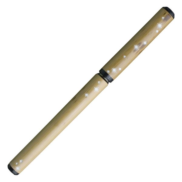 あかしや 天然竹筆ペン 星 透明ケース入り AK2700MP-48 1個（直送品）