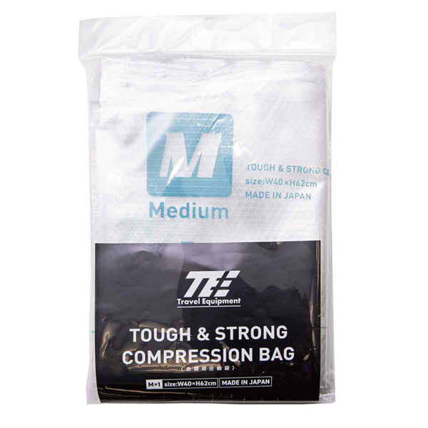 TTC TEタフ&ストロンク 衣類圧縮袋 Mサイズ 透明 535034 1パック×2（直送品）