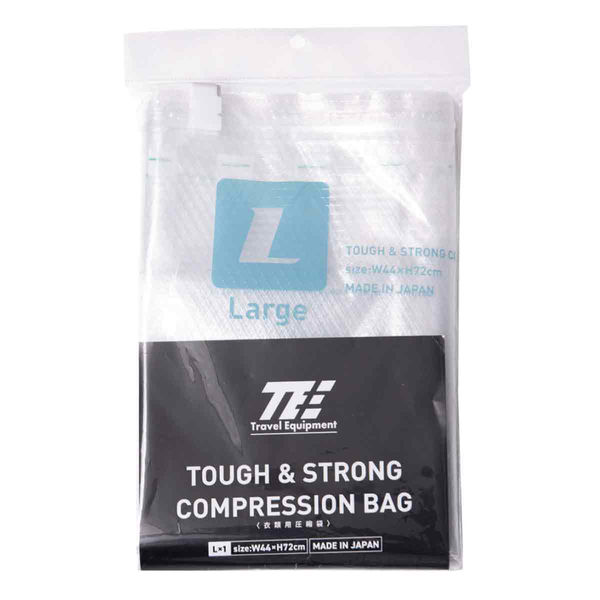 TTC TEタフ&ストロンク 衣類圧縮袋 Lサイズ 透明 535041 1パック（直送品）