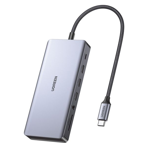 ドッキングステーション 13-in-1 HDMI×2 LAN DisplayPort SDカードスロット 3.5mmオーディオ