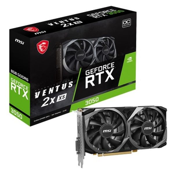 MSI GeForce RTX 3050搭載グラフィックスカード 3050 VENTUS 2X XS 8G OC 1個（直送品）