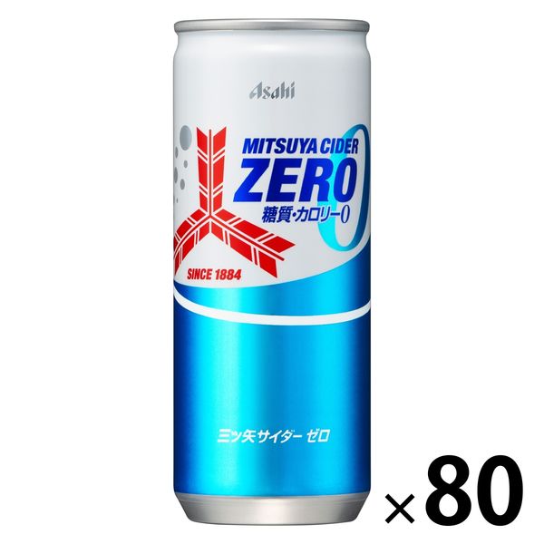 アサヒ飲料　三ツ矢サイダーZERO　250ml　1セット（80缶）
