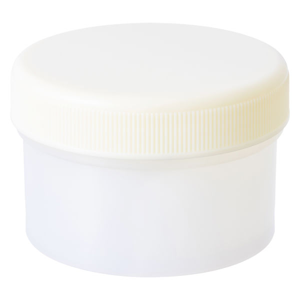 軟膏容器 軟膏壺（つぼ ツボ） 丸底増量タイプ60mL（50ｇ処方時使用サイズ） クリーム（淡黄色） 3袋（20個入×3 60個） オリジナル