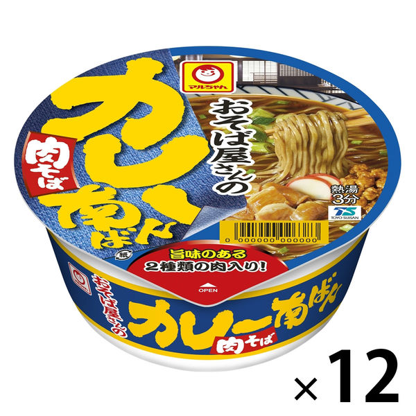 東洋水産 マルちゃん おそば屋さんのカレー南ばん肉そば 1セット（12個）