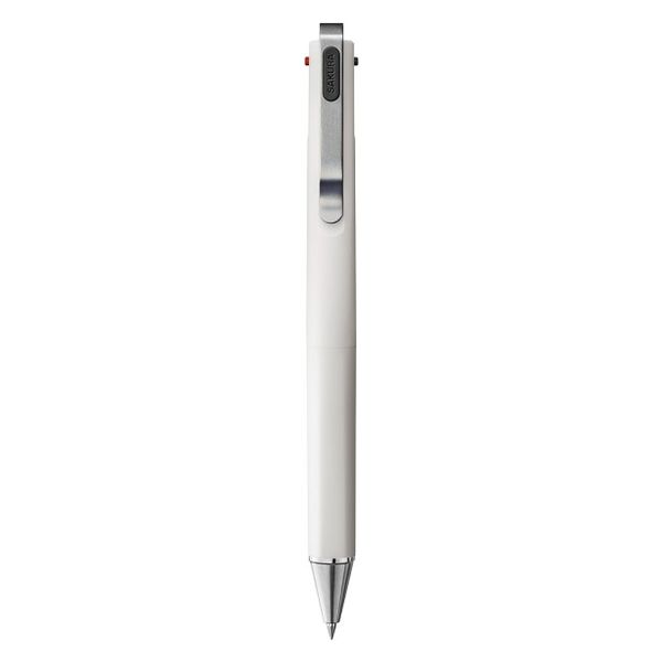 サクラクレパス ゲルインキボール 3色ボールペン 0.4mm ボールサインiD3C ホワイトA GB3D854#50A 5個（直送品）