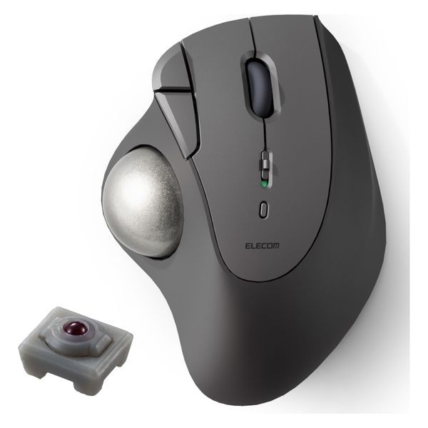 トラックボール マウス Bluetooth 5ボタン 人工ルビーユニット ブラック M-IT10BRABK エレコム 1個（直送品）