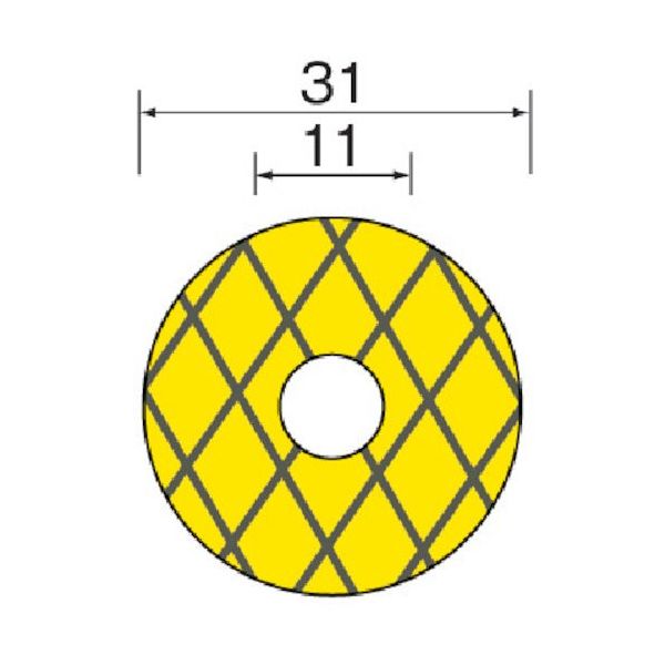 ミニター ミニモ クロスベースダイヤモンドディスク#180 φ31 (3枚入) SA2952 1袋(3枚) 852-5231（直送品）