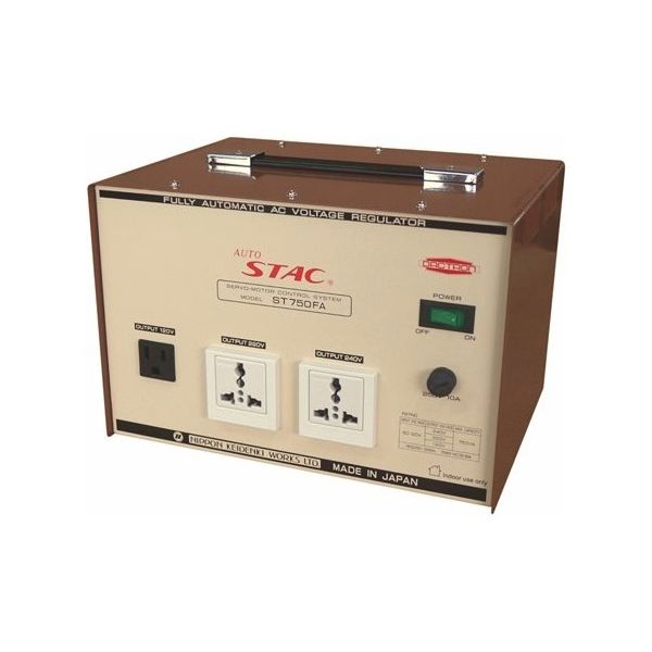 アズワン 交流電圧安定器(昇圧・降圧) 750VA 67-4519-71 1個（直送品）