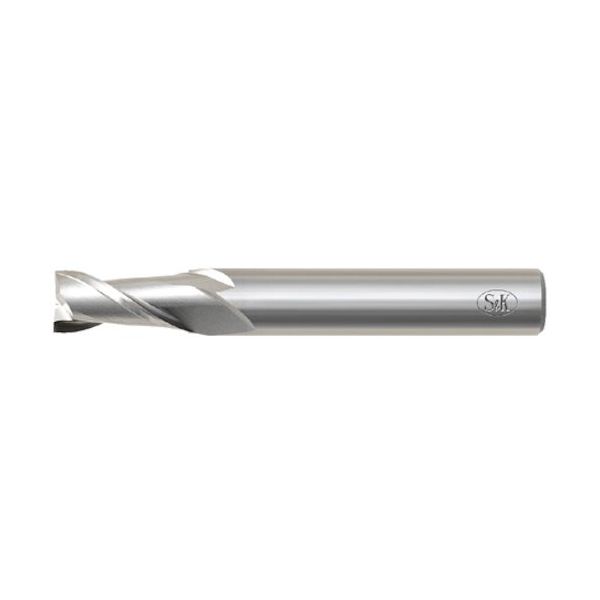 三興製作所 S&K ハイススクエアエンドミル 2枚刃ショート刃 VS2T9.8 1本 323-8968（直送品）