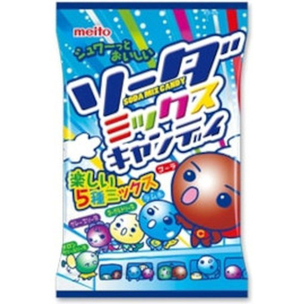名糖産業 名糖 ソーダミックスキャンディ 80g x10 4902757260200 1セット(10個)（直送品）
